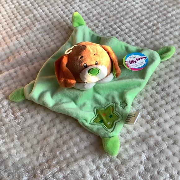 Kid Zone Dog Cuddle Buddy Lovey and Puppet - Picture 2 of 6